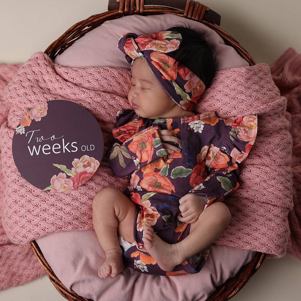Sienna & Pink Sand Reversible Milestone Cards