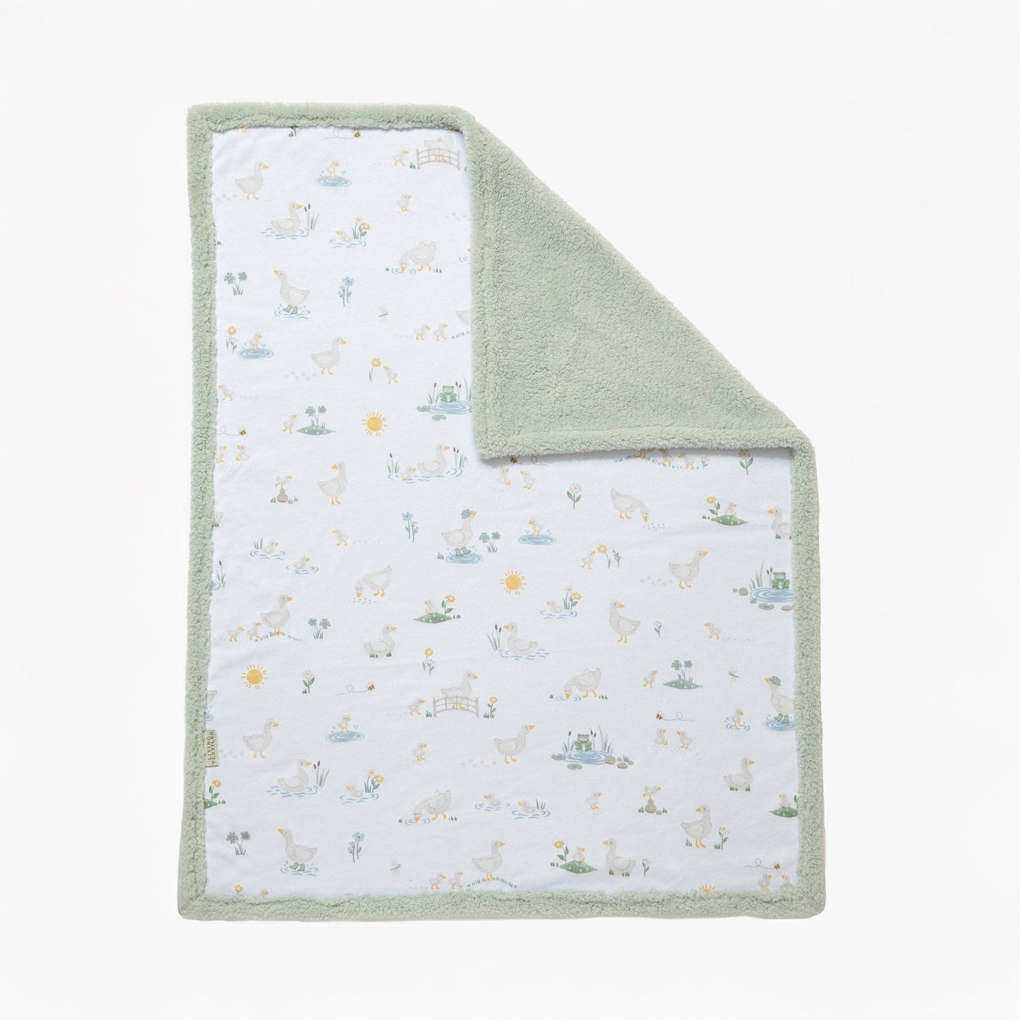 Organic Jersey Sherpa Blanket - Goosey Goosey