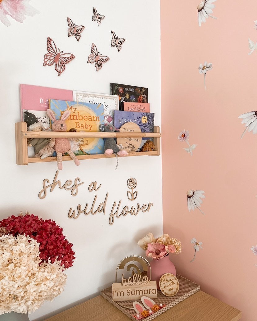 shes a wildflower wall plaque