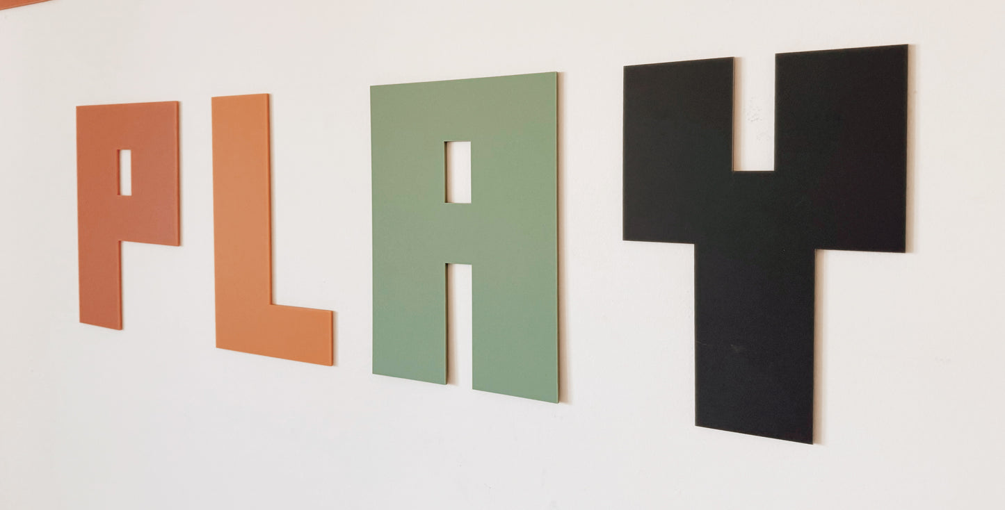 PLAY Block Sign
