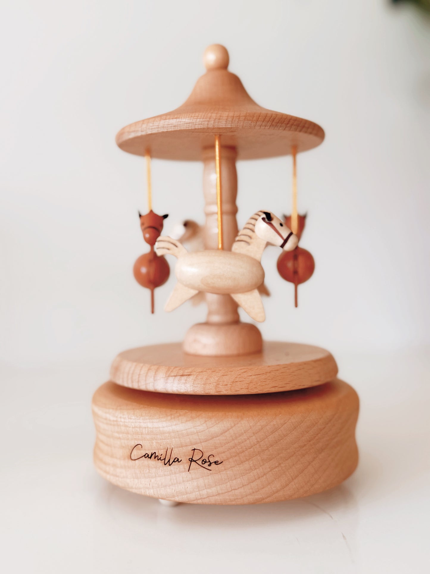 Horse Carousel Music Box