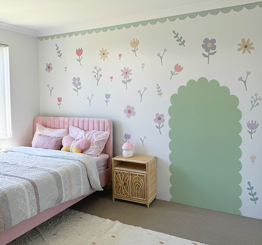 Scallop Arch Wall Decals
