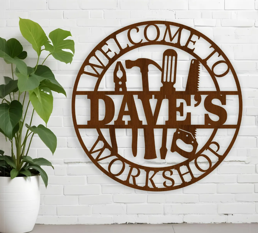Workshop Name Sign