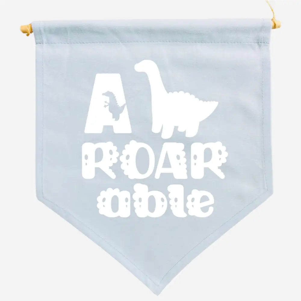 a Roar able Blue Flag