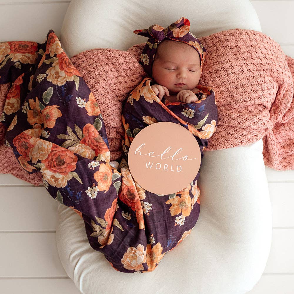 Sienna & Pink Sand Reversible Milestone Cards