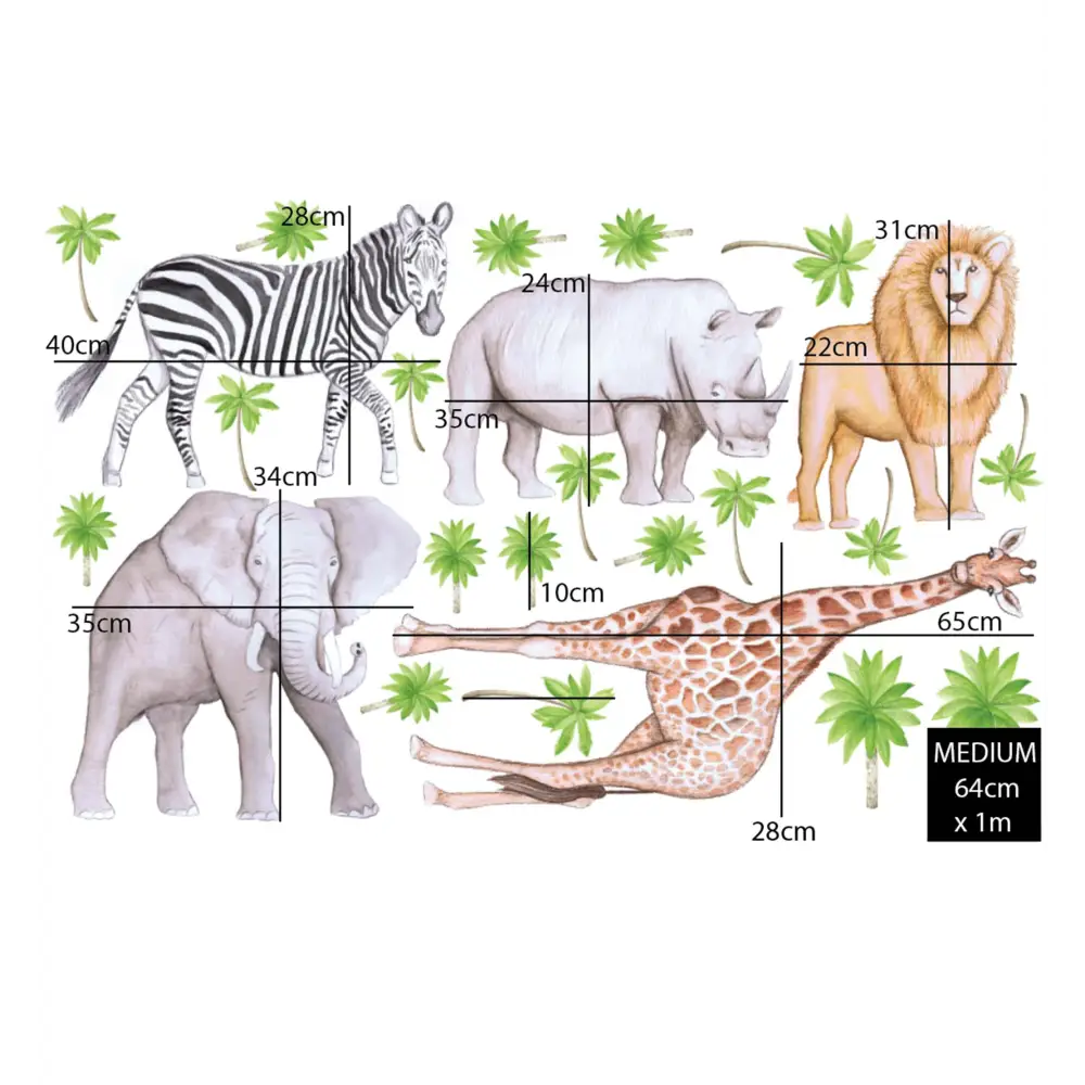 AFRICAN ANIMAL BUNDLE MEDIUM - Timber Tinkers
