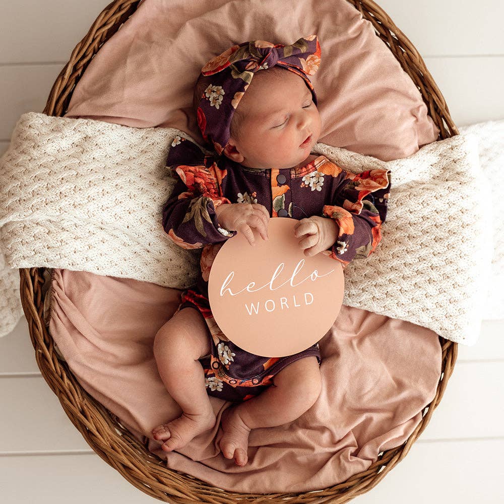 Sienna & Pink Sand Reversible Milestone Cards