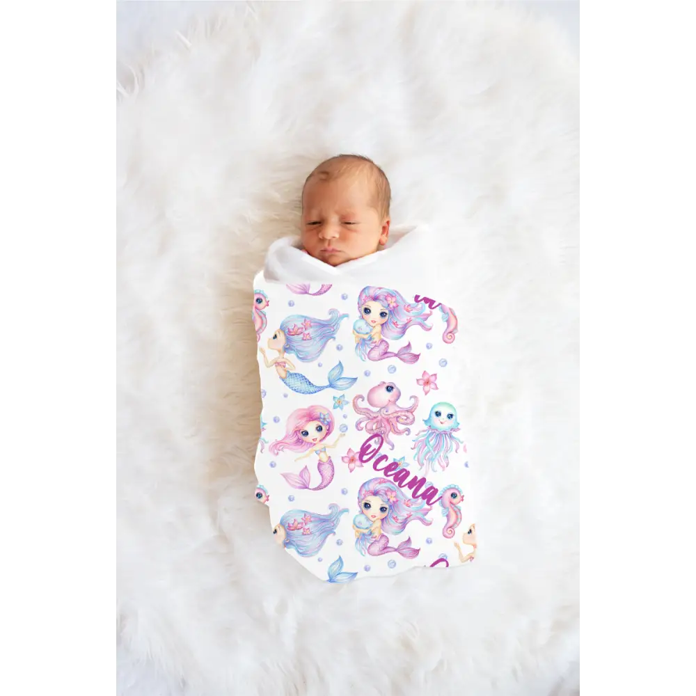 Blanket - Pink Mermaid - Timber Tinkers