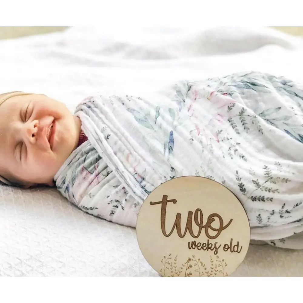Botanical Wooden Milestones - Timber Tinkers