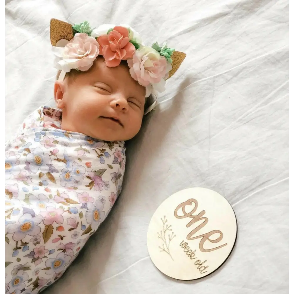 Botanical Wooden Milestones - Timber Tinkers