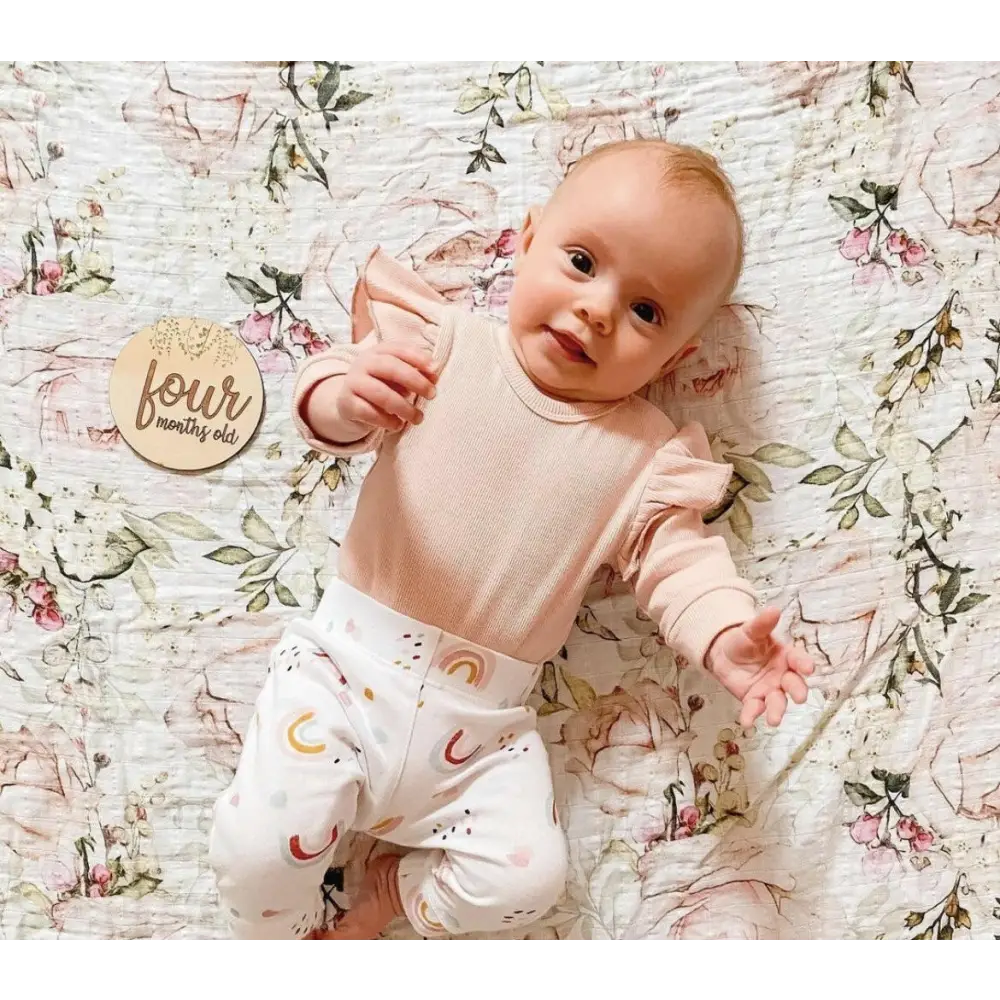 Botanical Wooden Milestones - Timber Tinkers