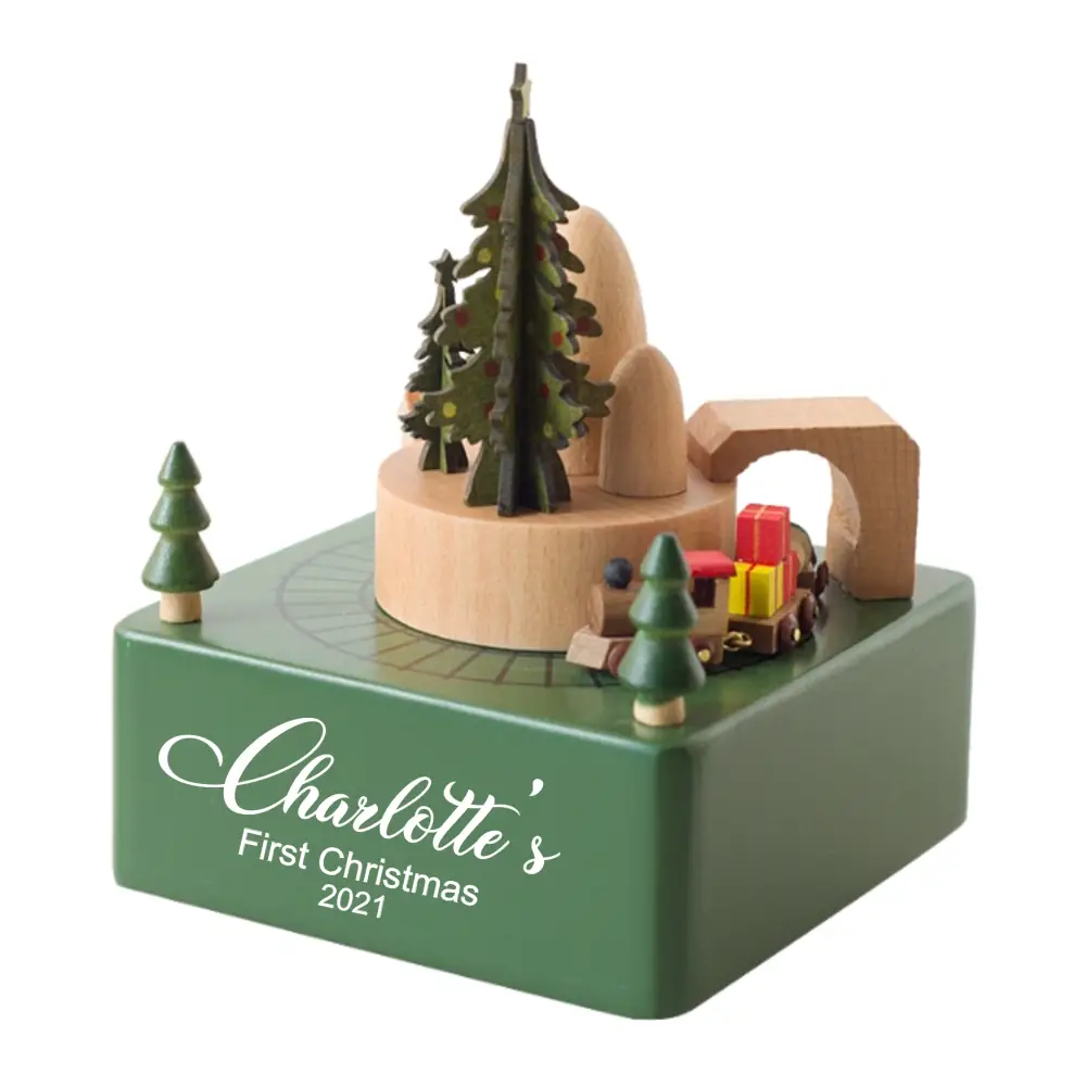 Christmas Music Box - Train - Timber Tinkers