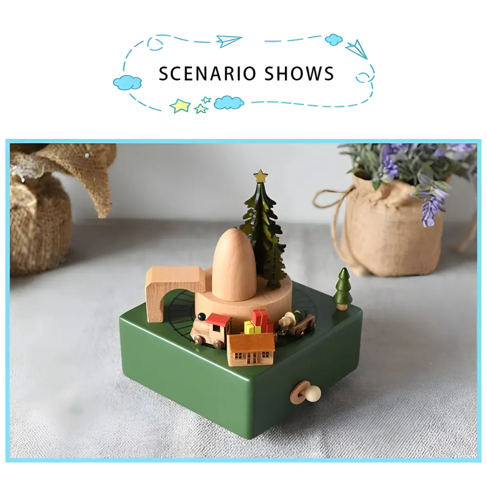 Christmas Music Box - Train - Timber Tinkers