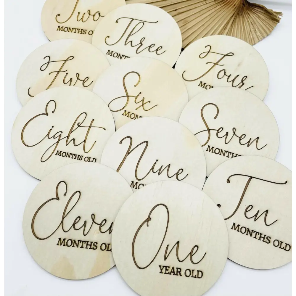 Classic Wooden Milestones - Timber Tinkers