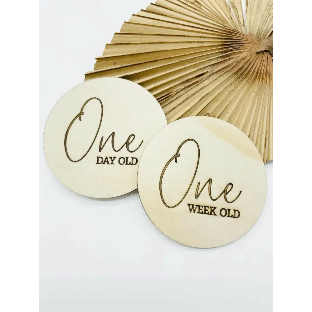 Classic Wooden Milestones - Timber Tinkers