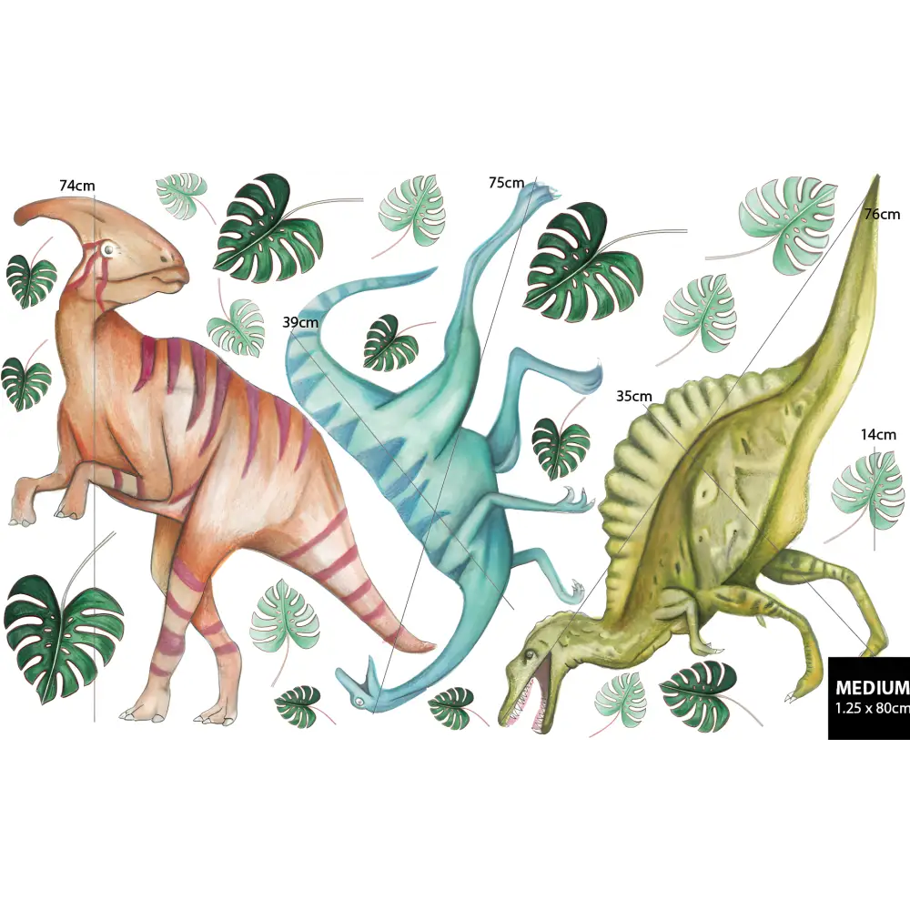 Dinosaurs 2.0 Wall Decals - Timber Tinkers
