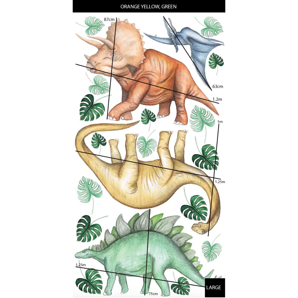 Dinosaurs Wall Decals - Timber Tinkers