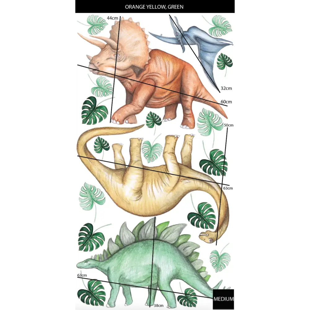 Dinosaurs Wall Decals - Timber Tinkers