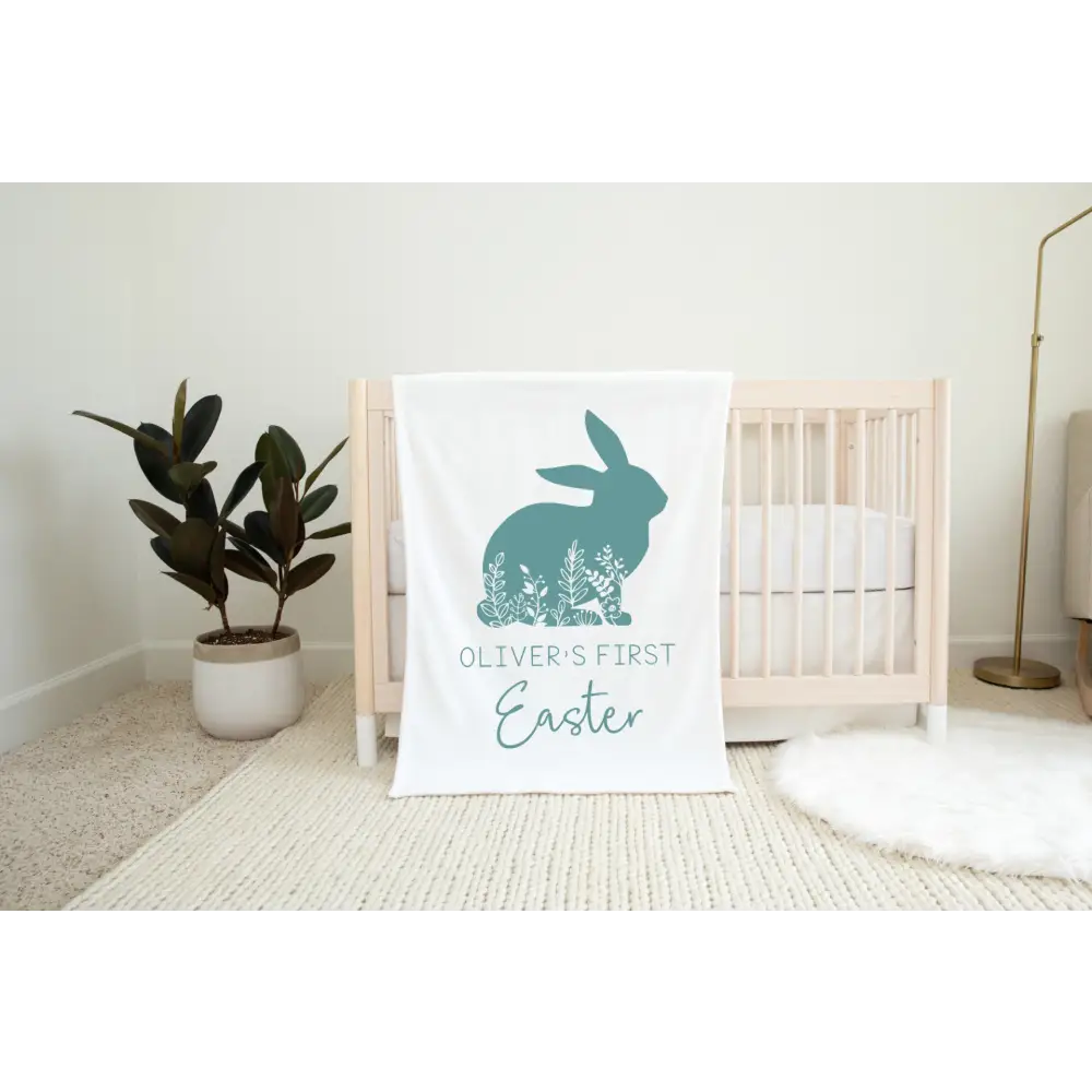 Easter Blanket - Floral Bunny - Timber Tinkers