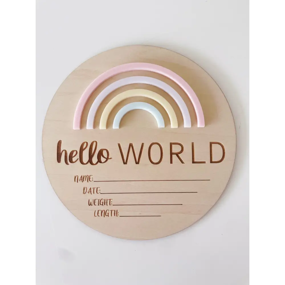Hello World Rainbow Sorbet - Timber Tinkers