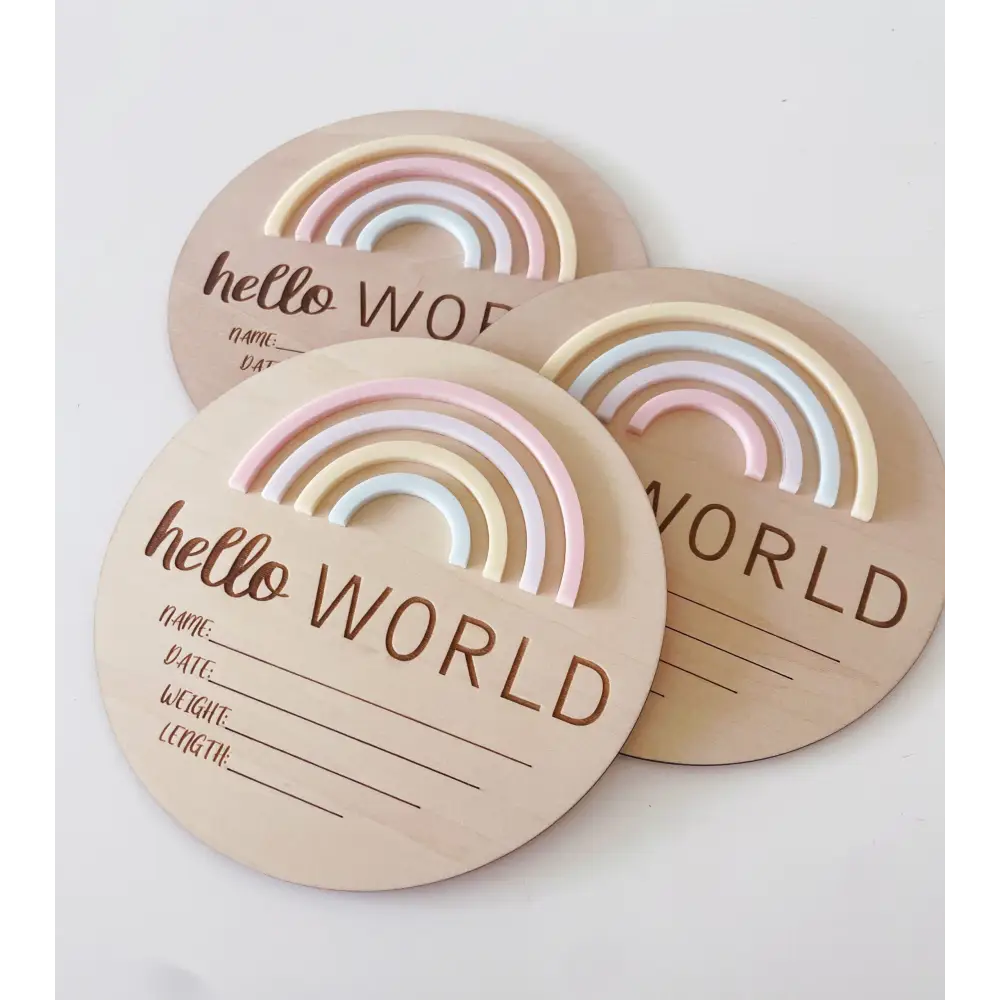Hello World Rainbow Sorbet - Timber Tinkers