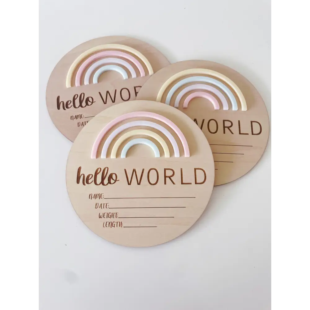 Hello World Rainbow Sorbet - Timber Tinkers
