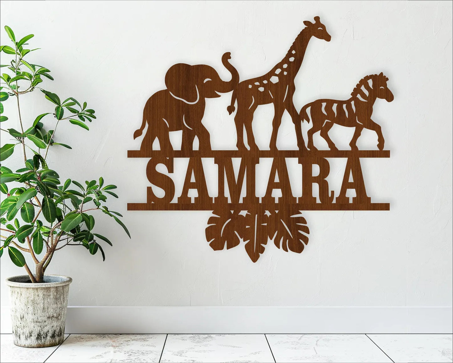 Safari Name Sign