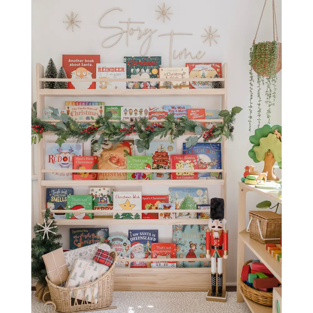 JOYKIDS Front Facing Bookshelf with 5 Tier - SolidWood - Timber Tinkers