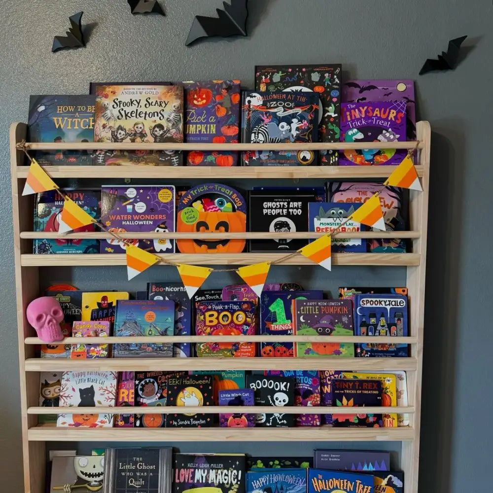 JOYKIDS Front Facing Bookshelf with 5 Tier - SolidWood - Timber Tinkers