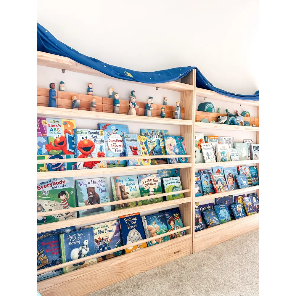 JOYKIDS Front Facing Bookshelf with 5 Tier - SolidWood - Timber Tinkers