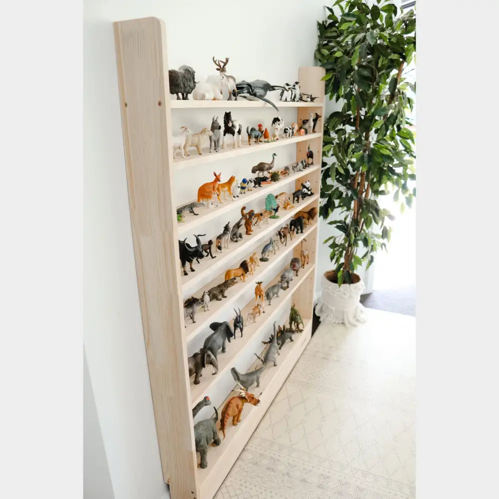 JOYKIDS Slim-Line Toy Shelf with 7-tier (Adjustable) - SolidWood - Timber Tinkers