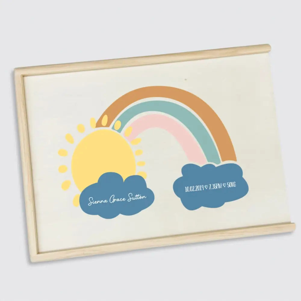 Keepsake Box - Cloud Rainbow - Timber Tinkers