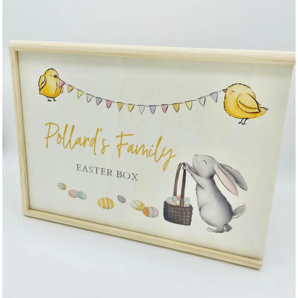 Keepsake Box - Easter Bunny Colour - Timber Tinkers