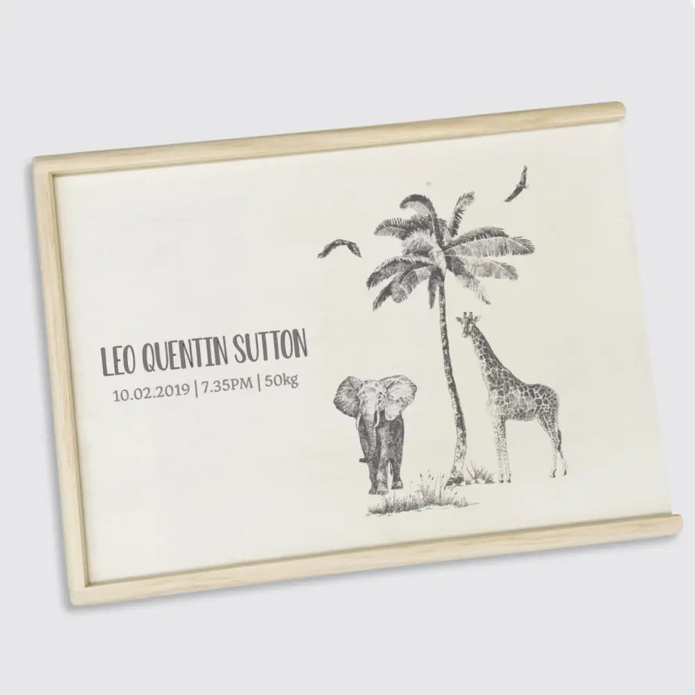 Keepsake Box - Safari - Timber Tinkers
