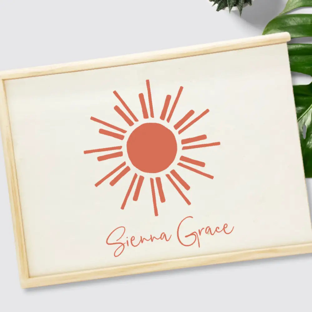 Keepsake Box - Sun - Timber Tinkers