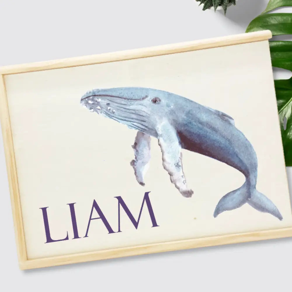 Keepsake Box - Whale - Timber Tinkers