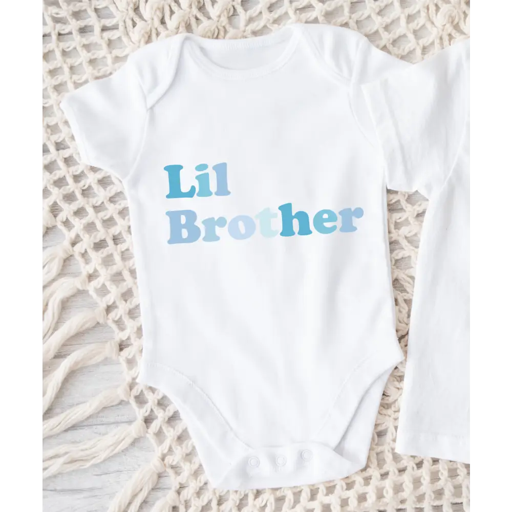 Lil Brother Onesie - Blue - Timber Tinkers
