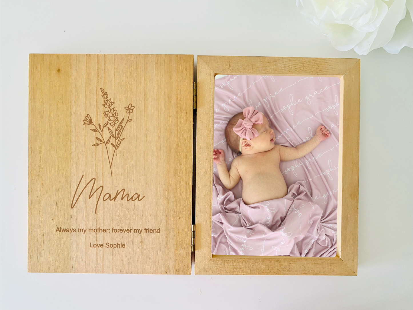 Mama Floral Photo Frame