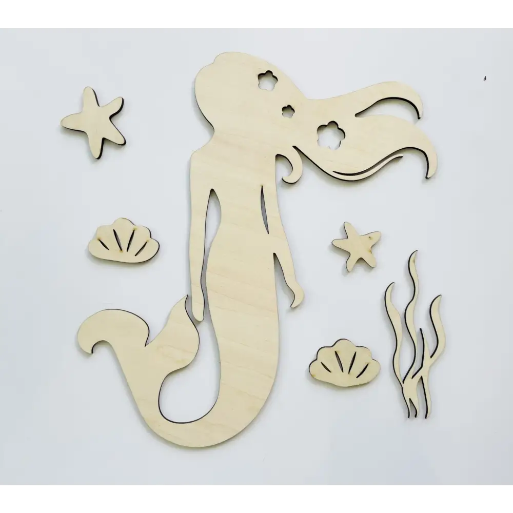 Mermaid Wall Decal - Timber Tinkers