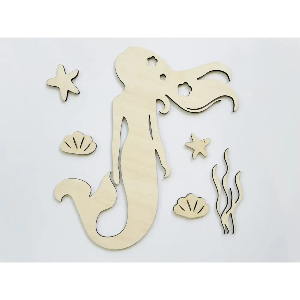 Mermaid Wall Decal - Timber Tinkers