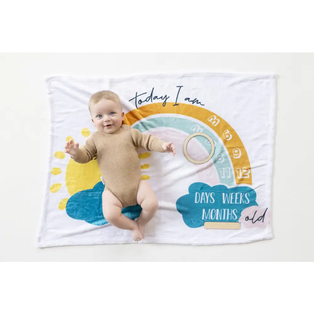 Milestone Blanket - Rainbow - Timber Tinkers