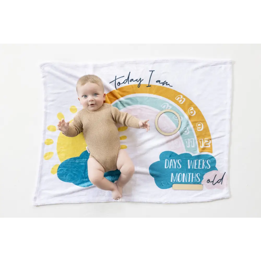 Milestone Blanket - Rainbow - Timber Tinkers