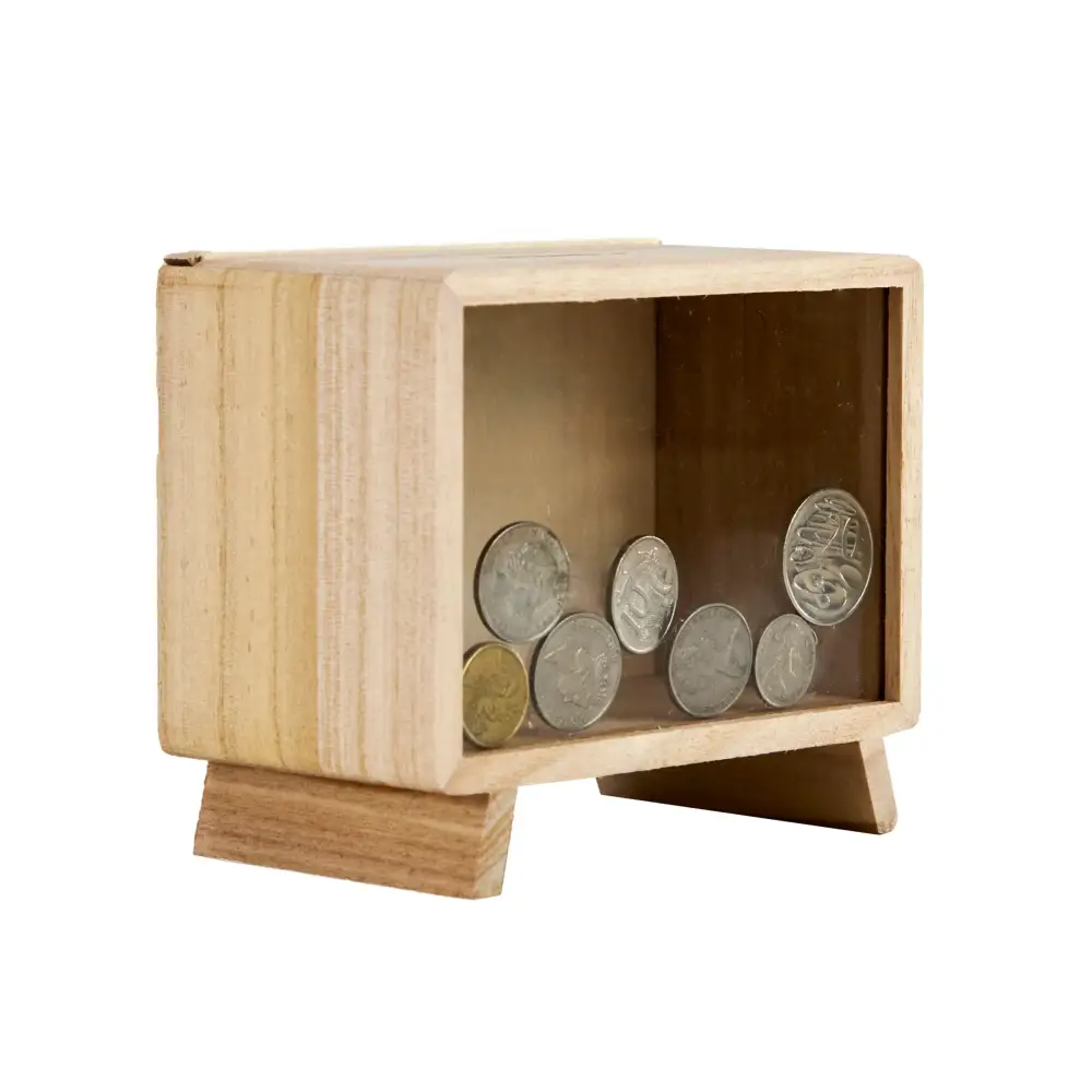 Money Box - Palm Tree - Timber Tinkers