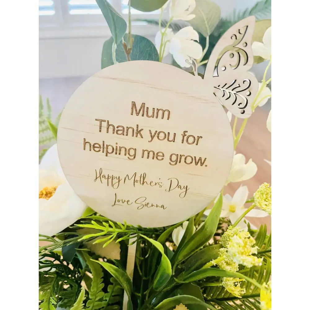 Mother's Day Thank You Sticks - Timber Tinkers