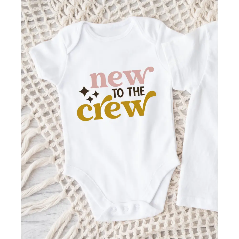 New to the crew Retro onesie - Timber Tinkers