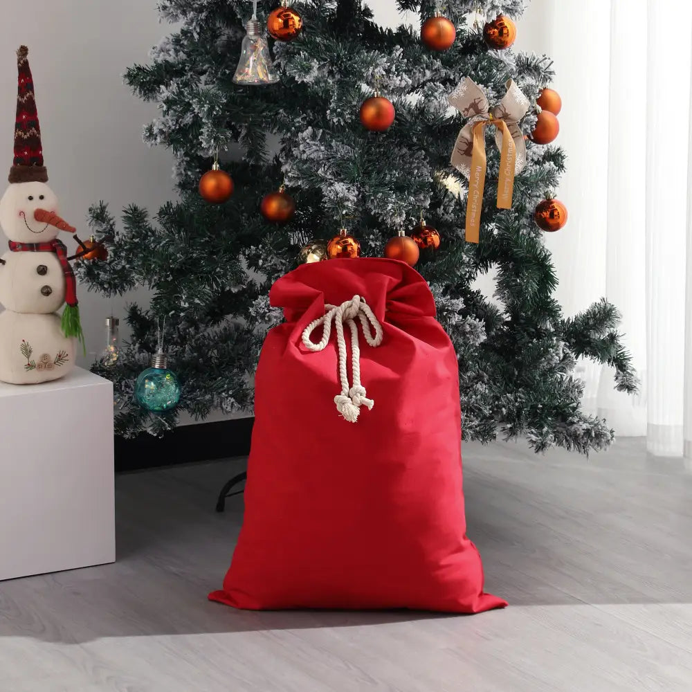 Non Personalised Canvas Santa Sacks - Multi Colours - Timber Tinkers