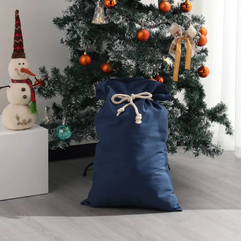 Non Personalised Canvas Santa Sacks - Multi Colours - Timber Tinkers