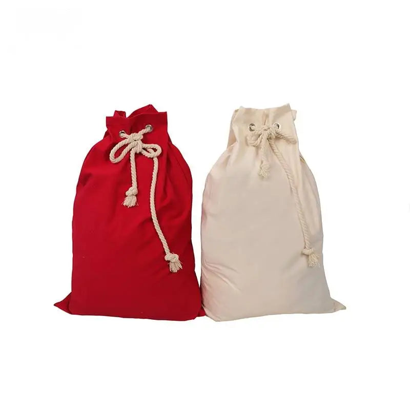 Non Personalised Canvas Santa Sacks - Multi Colours - Timber Tinkers