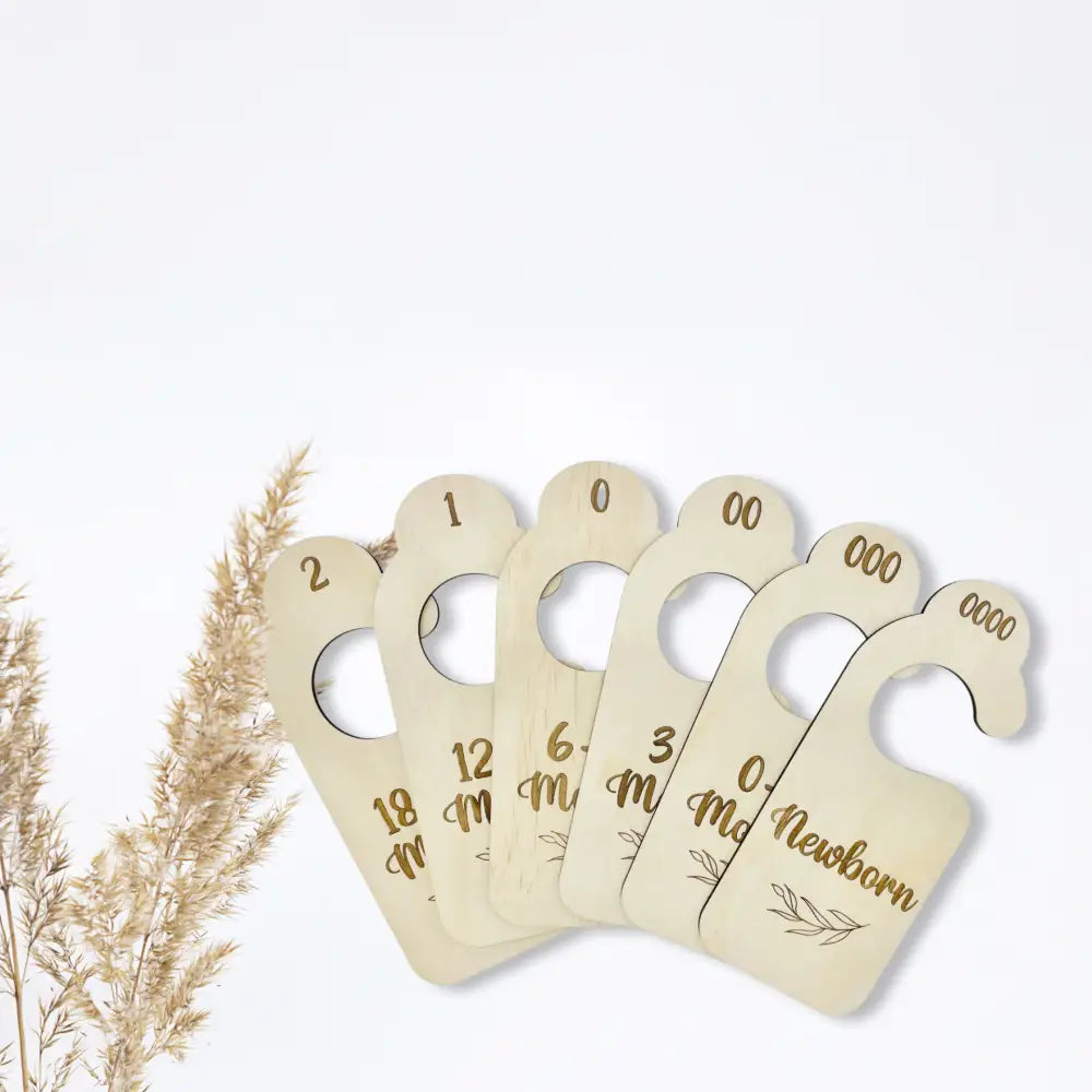 Nursery Wardrobe Dividers - Leaf - Timber Tinkers