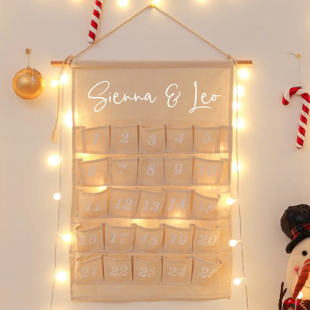 Personalised Christmas Advent Calendar - Timber Tinkers